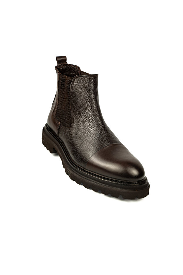 593 Brown Leather Classic Men's Boots