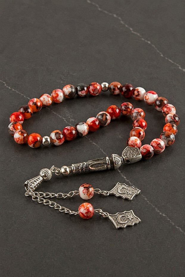 Glass Stone Prayer Beads 8 mm