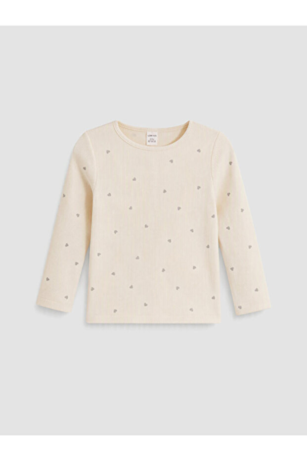 Esvab • Modern & Distinctive Zero Roba Collar Embroidered Girls' T-Shirt