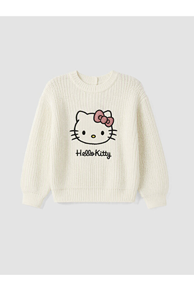 Esvab • Modern & Distinctive Hello Kitty Embroidered Girls' Knit Sweater