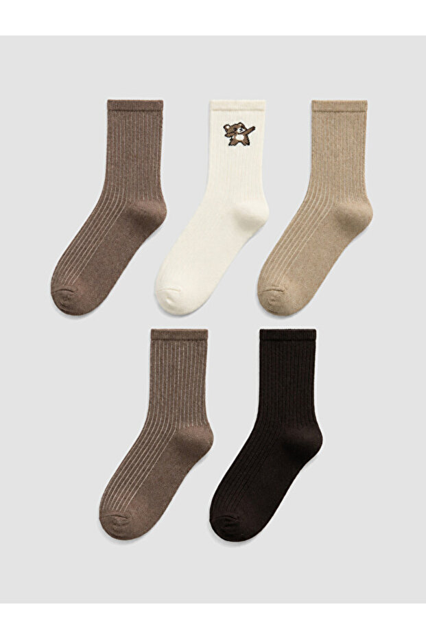 I Embroidered Women's Socks 5-Pack from Freezen Store