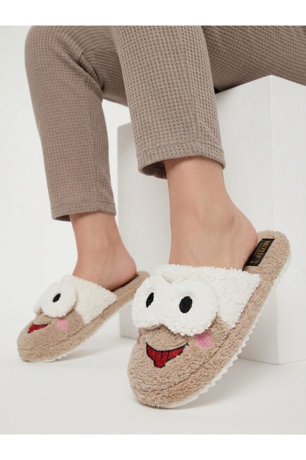 Women's Plush Slippers – Soft House Slippers with Cute Animal Figures