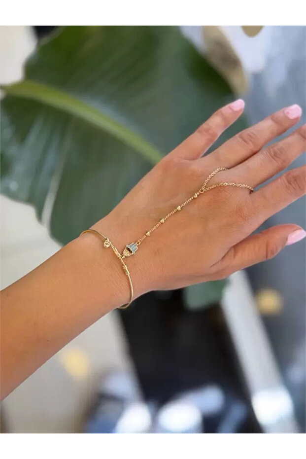 Stone Bracelet Şahmeran - Gold