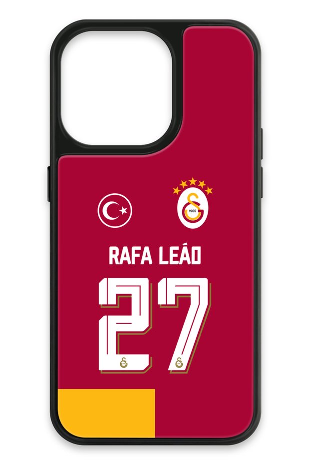 Rafael Leão Partial Jersey iPhone 14 Pro Case (Glass) - Licensed Original