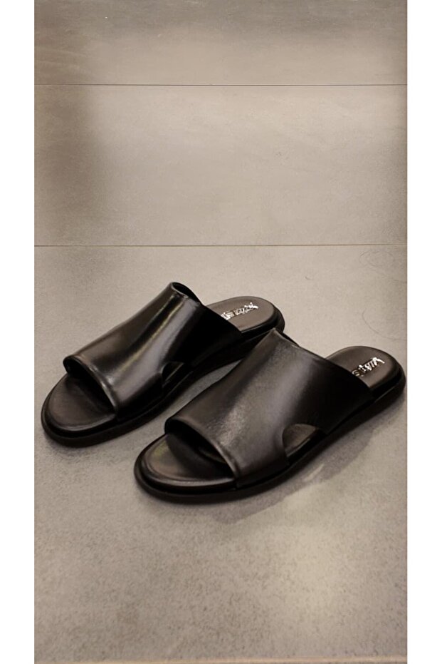 6552 Genuine Leather Men's Slippers