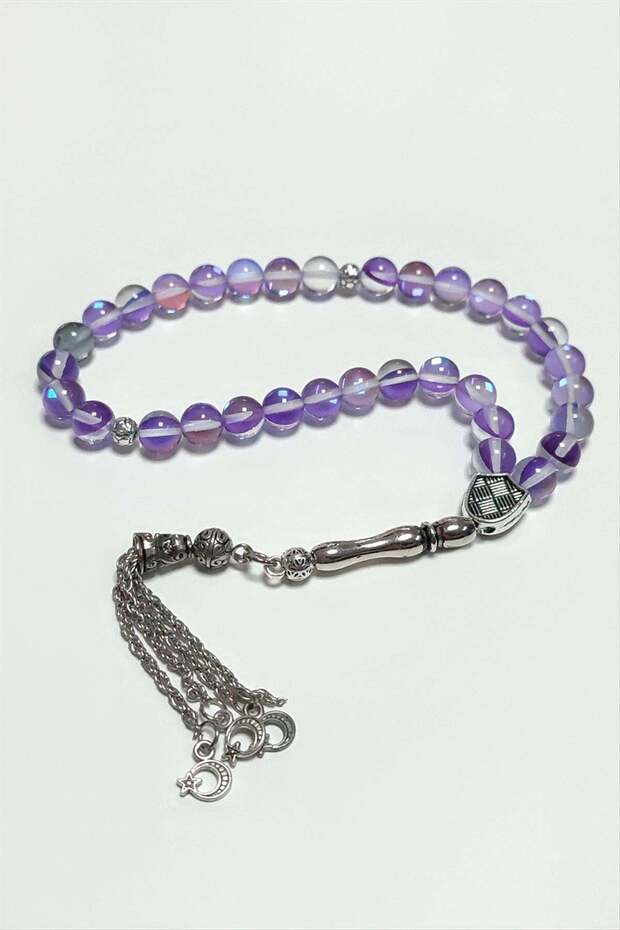 Neon Quartz Natural Stone Prayer Beads 8 mm