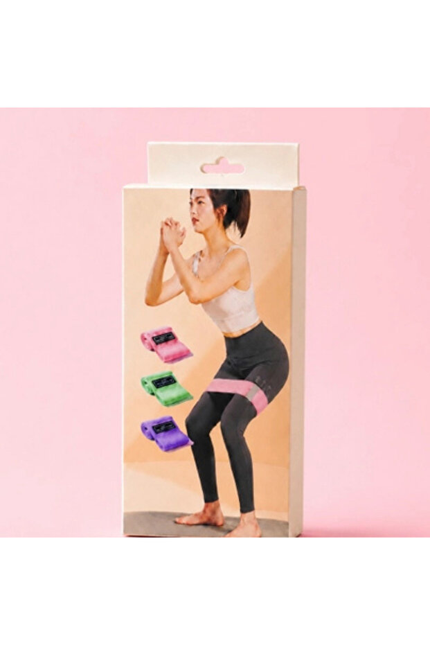 Hip Resistance Bands (Hip Resistance Bands) with 3 Pieces