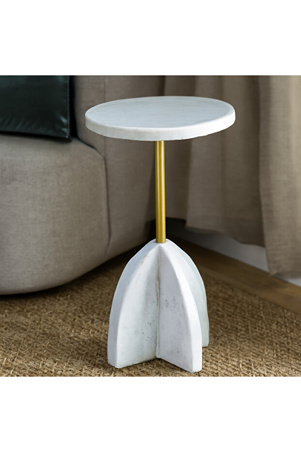 Mees Side Table- White
