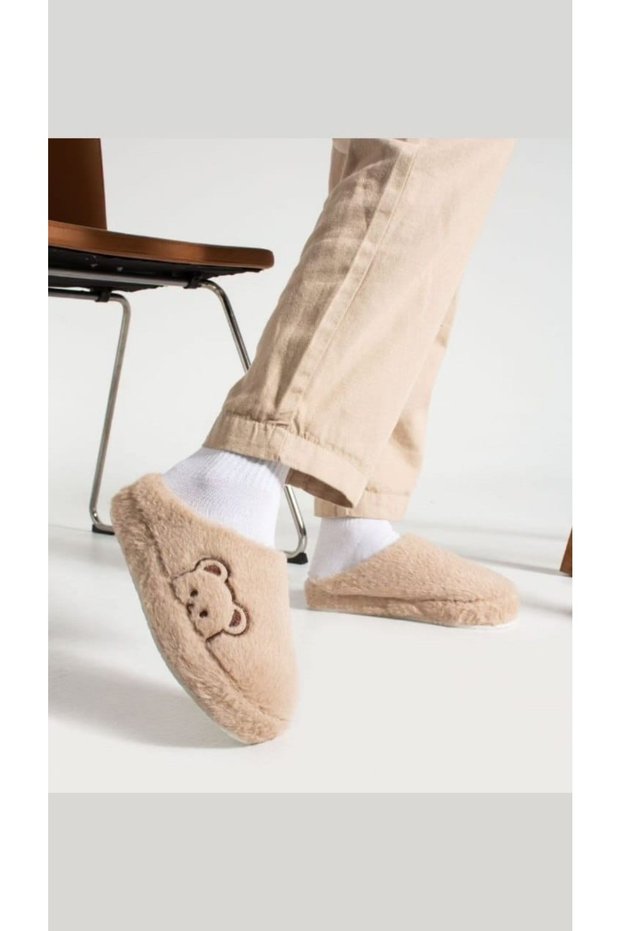 Women's House Slippers, Plush Slippers, Dowry and Bundle Slippers, No Sound, Thick Sole