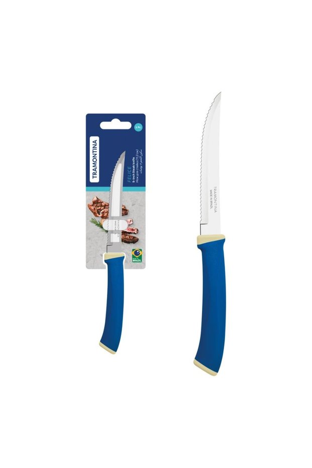 Tramontina 5 Inch Steak Knife Felice -23492115, Food Preparation Tool For Everyday Cooking