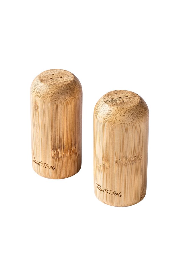 Bamboo Salt and Pepper Shaker Set
