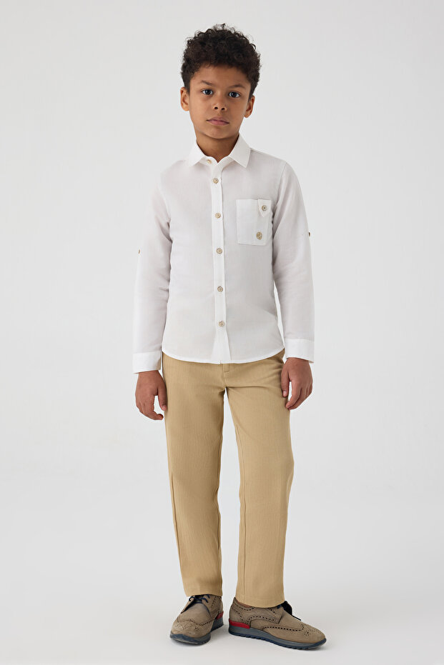 Boy Ecru Shirt