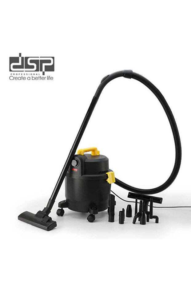Vacuum Cleaner - 1000 W - 14 L Capacity - 18 Kpa Suction - Wet & Dry + Blower - Model KD 2084