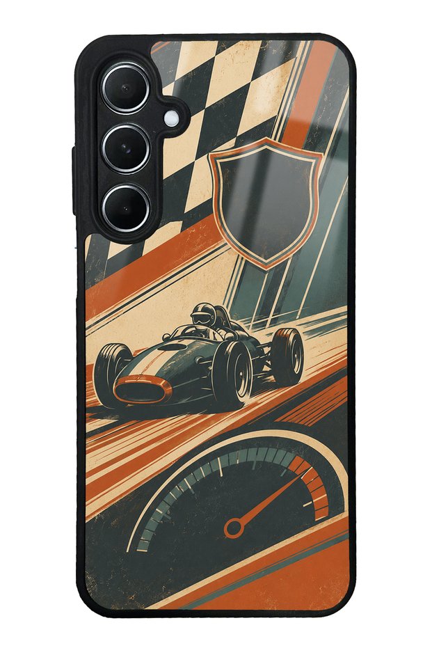 Samsung A55 Heritage Racer Design Glossy Phone Case