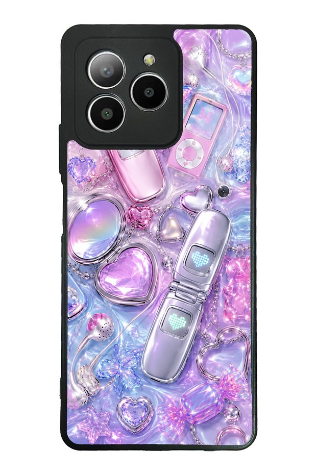 Omix X7 Chrome Heart Y2K Design Glossy Phone Case