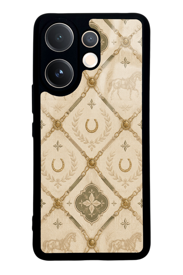 Vivo V60 Maison Équestre Design Glossy Phone Case