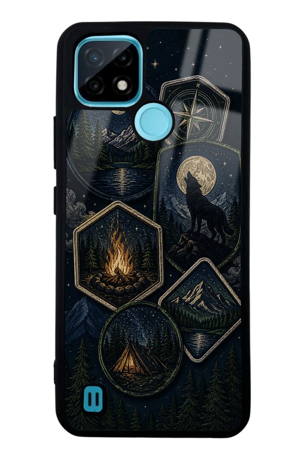 Realme C21 Moonlit Trails Design Glossy Phone Case