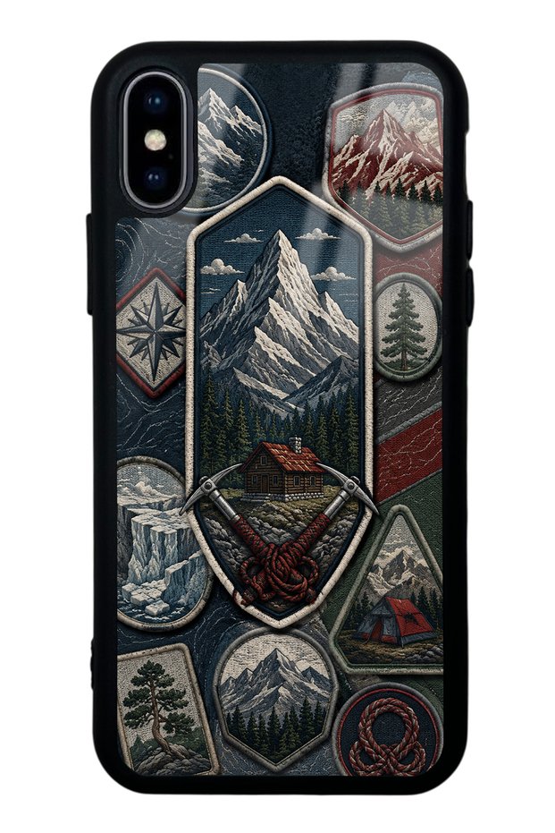 حافظة هاتف iPhone X Peakbound بتصميم لامع
