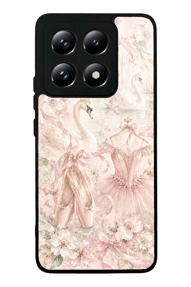 Xiaomi Mi 14t Pink Swan Ballet Design Glossy Phone Case
