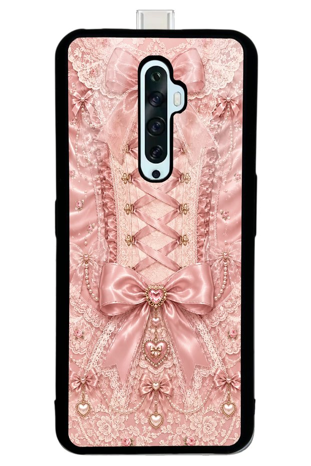Oppo Reno 2Z Pink Corset Coquette Design Glossy Phone Case