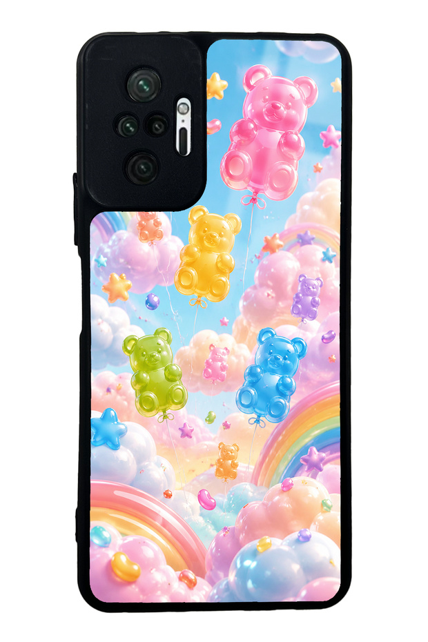 Xiaomi Redmi Note 10 Pro Jelly Bear Sky Design Glossy Phone Case