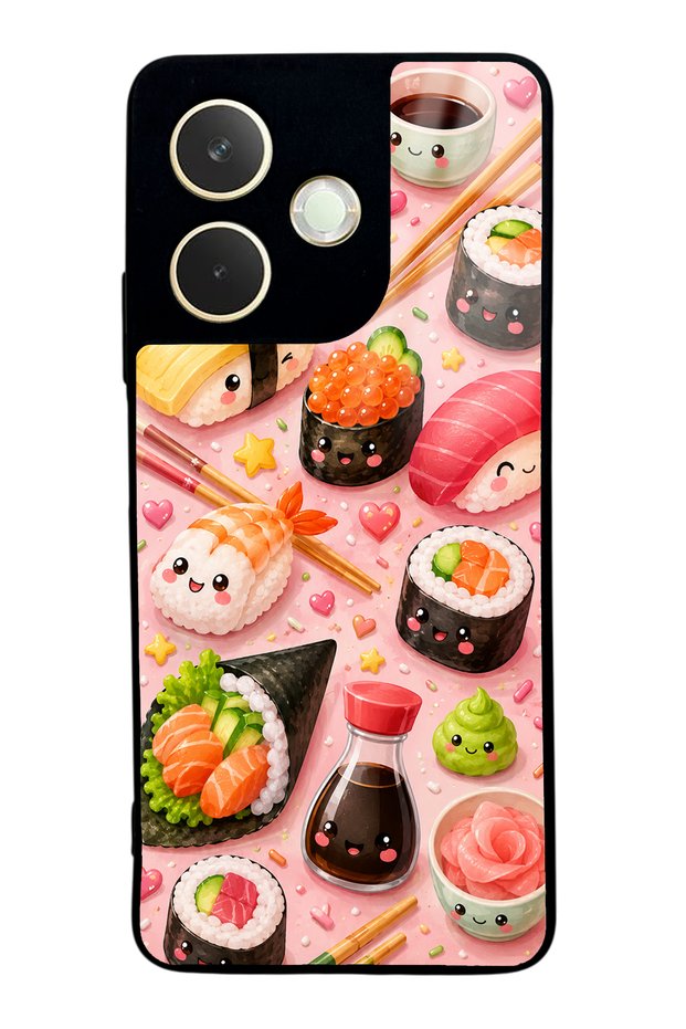 Oppo A5 Pro Sushi Love Club Design Glossy Phone Case