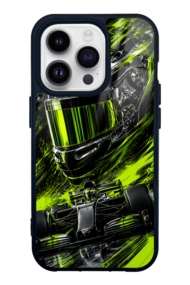 iPhone 14 Pro Toxic Velocity Design Glossy Phone Case