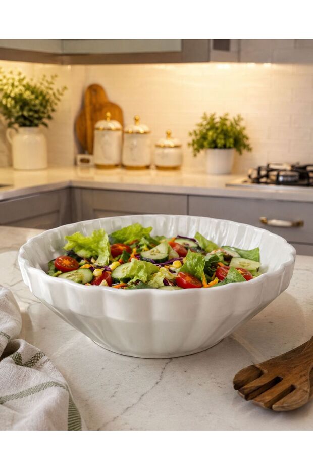 Lvn Porcelain Salad Bowl
