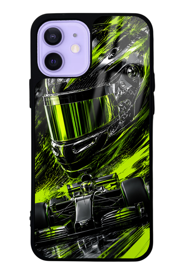 iPhone 12 Toxic Velocity Design Glossy Phone Case