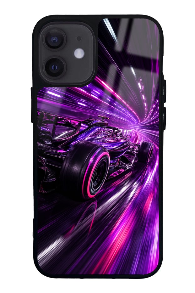iPhone 12 Mini Quantum Drive Design Glossy Phone Case