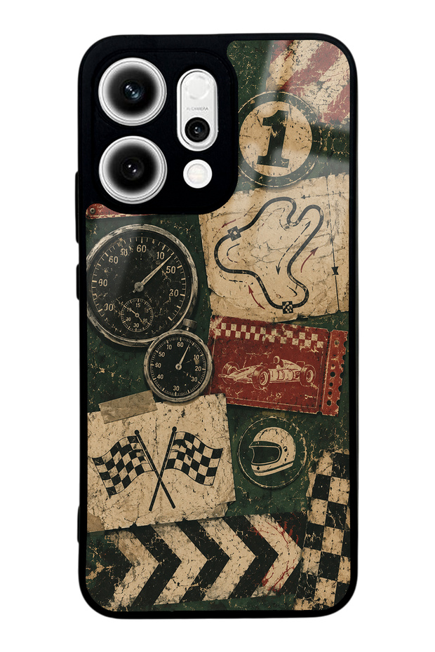 Oppo Reno 14 Heritage Track Club Design Glossy Phone Case