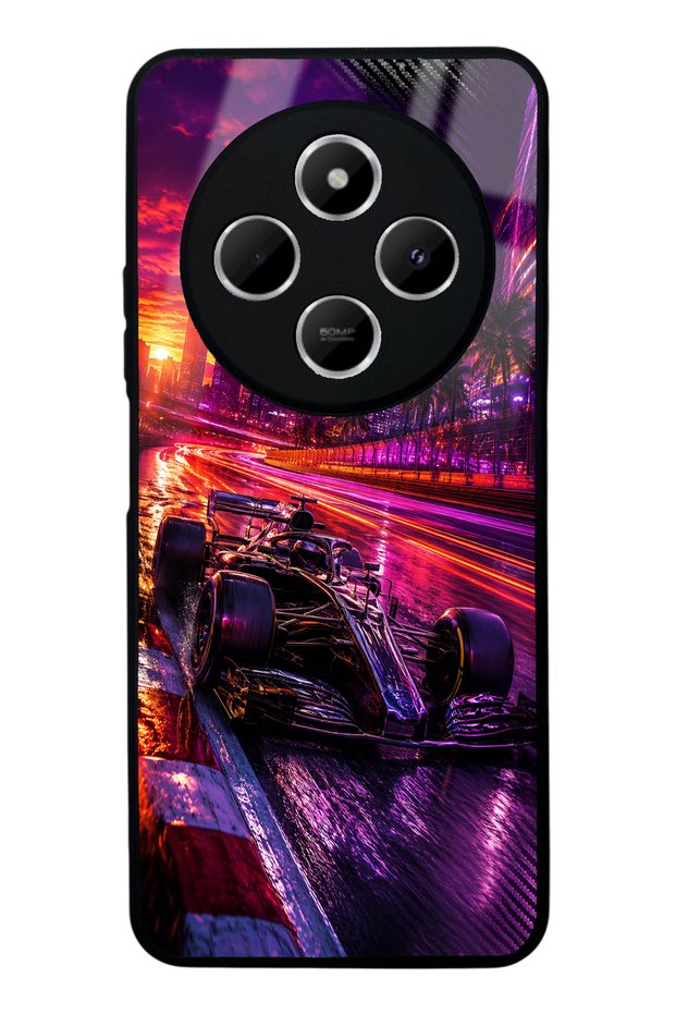 Xiaomi Redmi 14C Purple Apex Design Glossy Phone Case