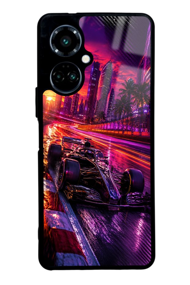 Tecno Camon 19 Purple Apex Design Glossy Phone Case