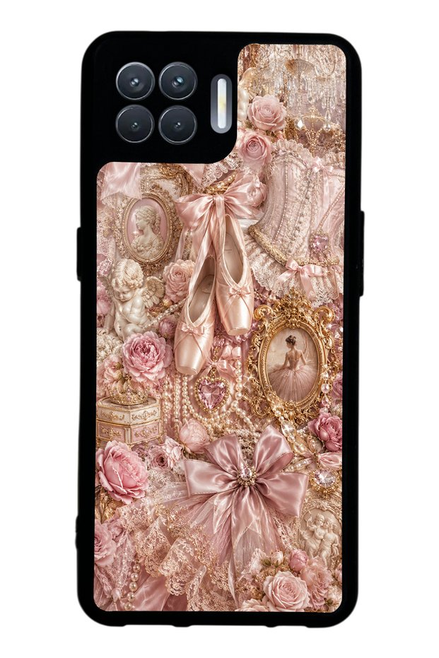 Oppo Reno 4 Lite Angel Ballet Design Glossy Phone Case