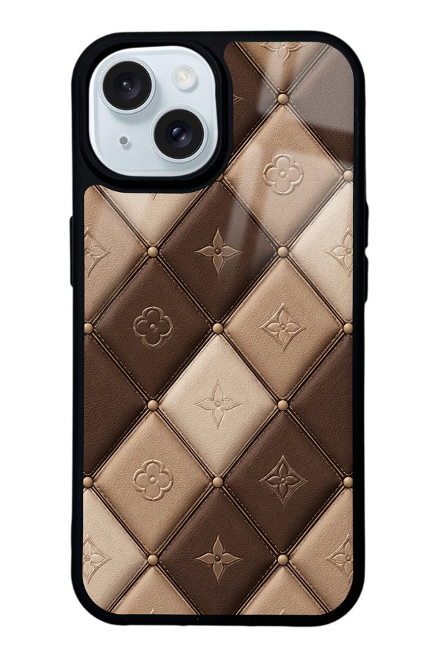 iPhone 15 Café Royale Design Glossy Phone Case