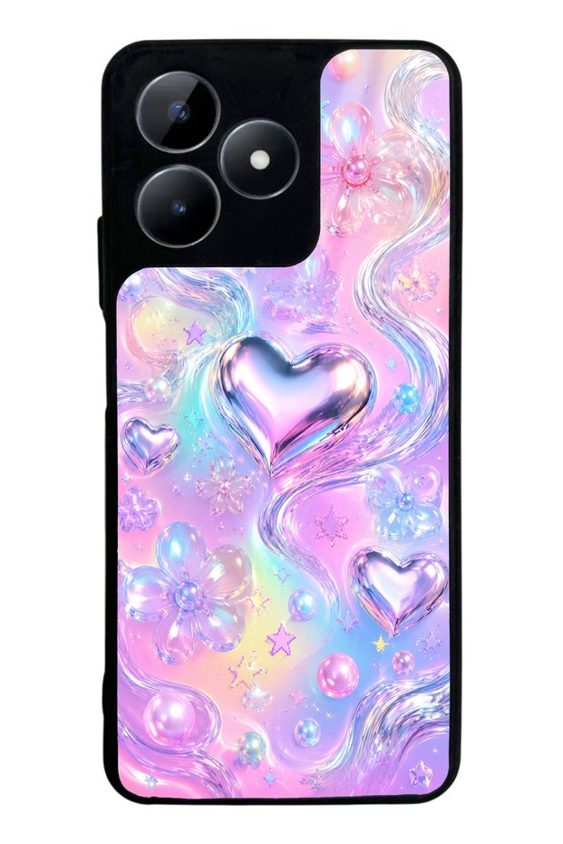 Realme C53 Iridescent Love Design Glossy Phone Case