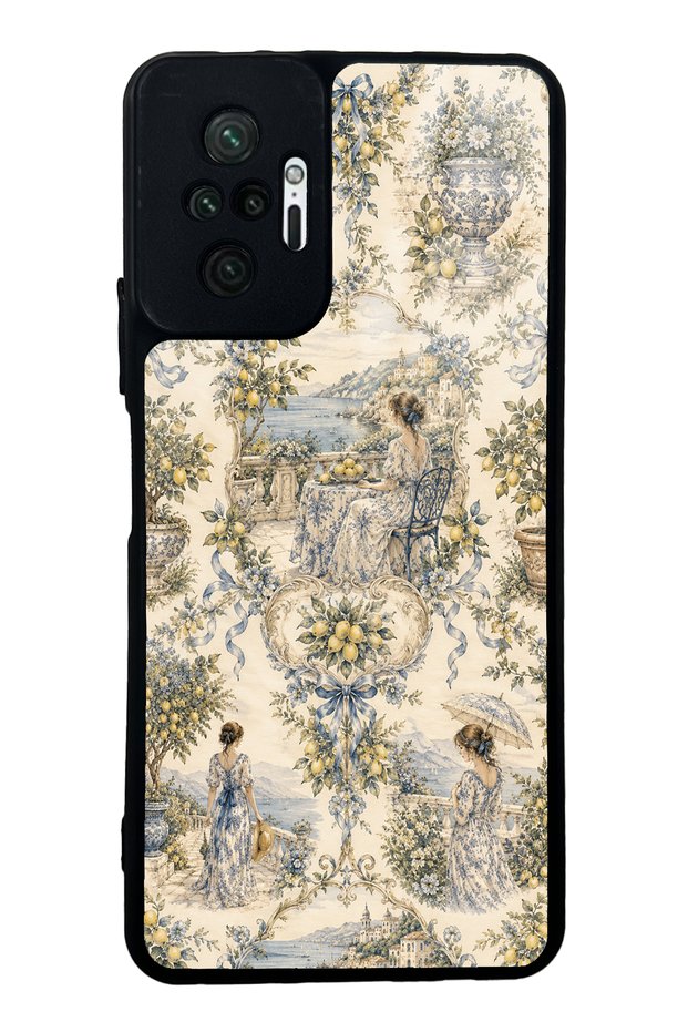 Xiaomi Redmi Note 10 Pro Glossy Phone Case with Positano Canvas Design