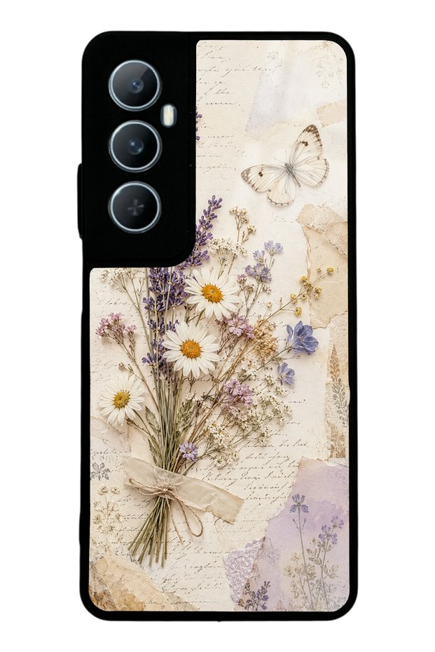 Realme C65 Lavender Meadow Design Glossy Phone Case