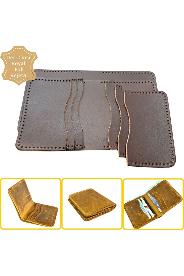 DIY Dara Leather Wallet Making Kit, DIY Handmade Wallet Card Holder Kit