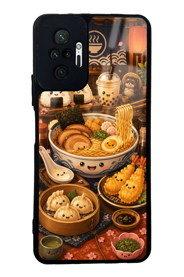Xiaomi Redmi Note 10 Pro Ramen Bento Club Design Glossy Phone Case