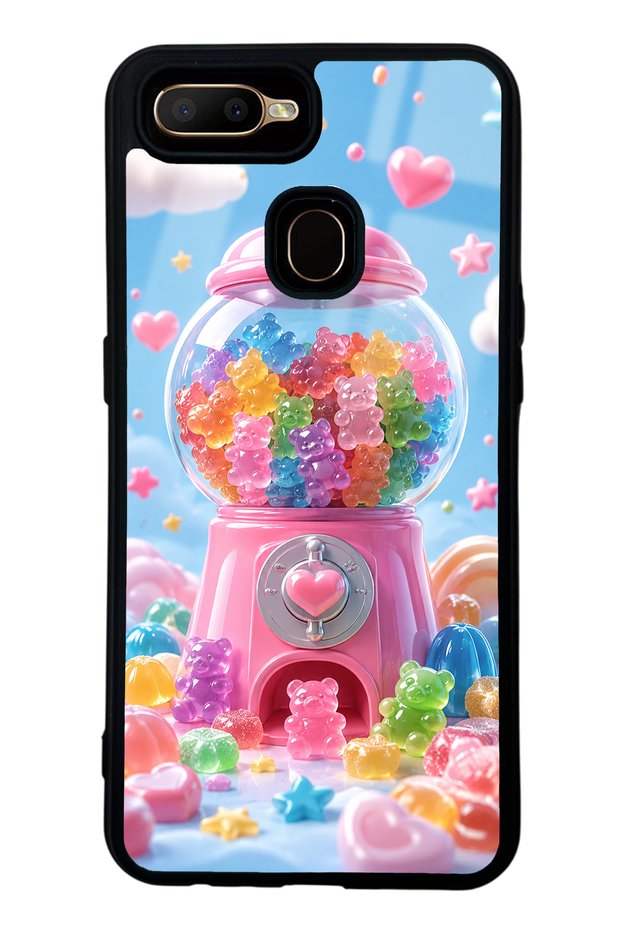 Oppo A5S Candy Bear Dream Design Glossy Phone Case