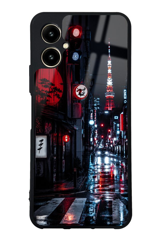 Omix X5 Glossy Phone Case with Midnight Tokyo Design
