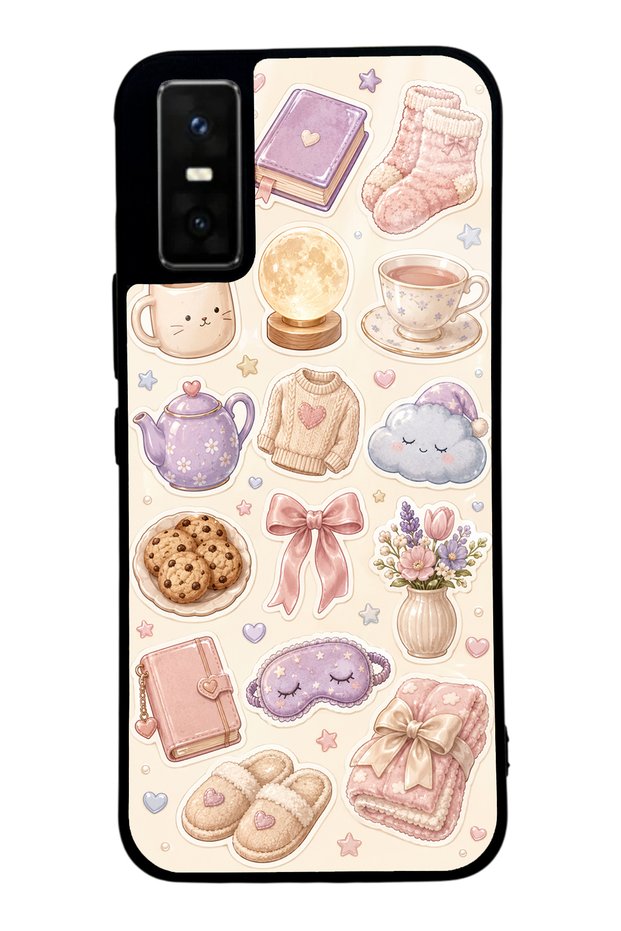 Infinix Gt 30 Pro Pastel Sleepover Design Glossy Phone Case