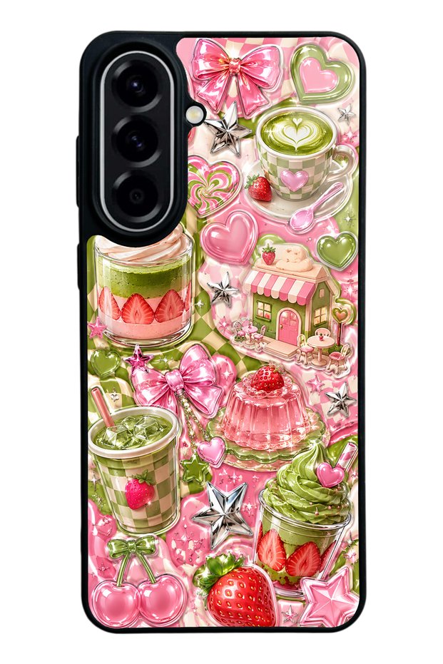 Samsung A57 Matcha Candy Club Design Glossy Phone Case