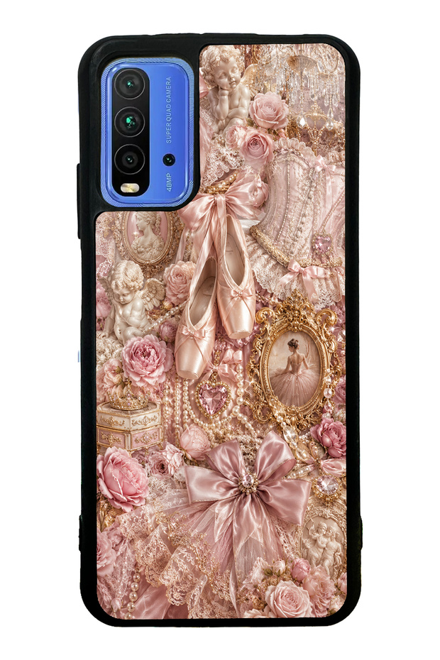 Xiaomi Redmi 9t Angel Ballet Design Glossy Phone Case