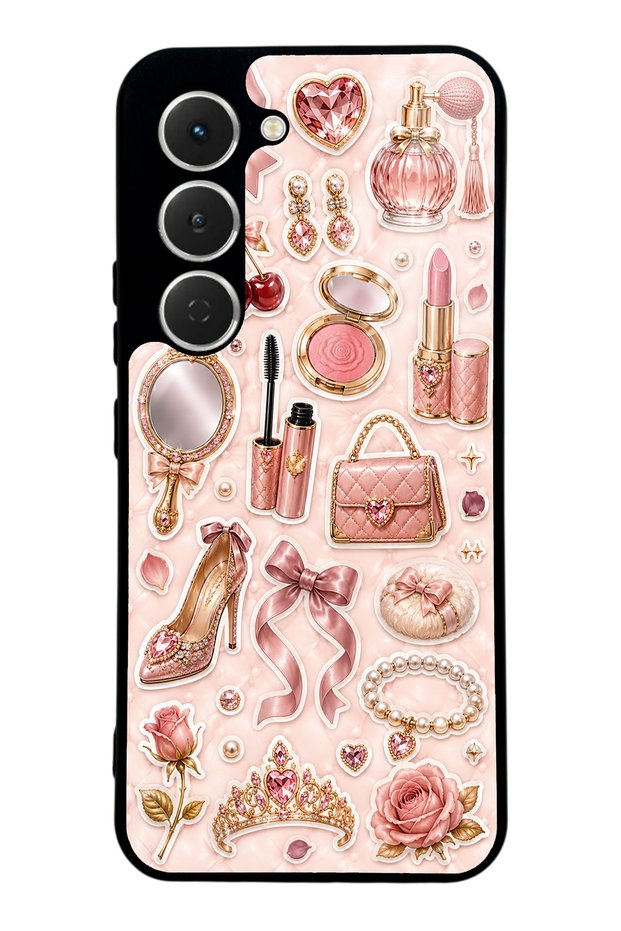 Tecno Spark 40 Pro Rose Gold Glam Design Glossy Phone Case
