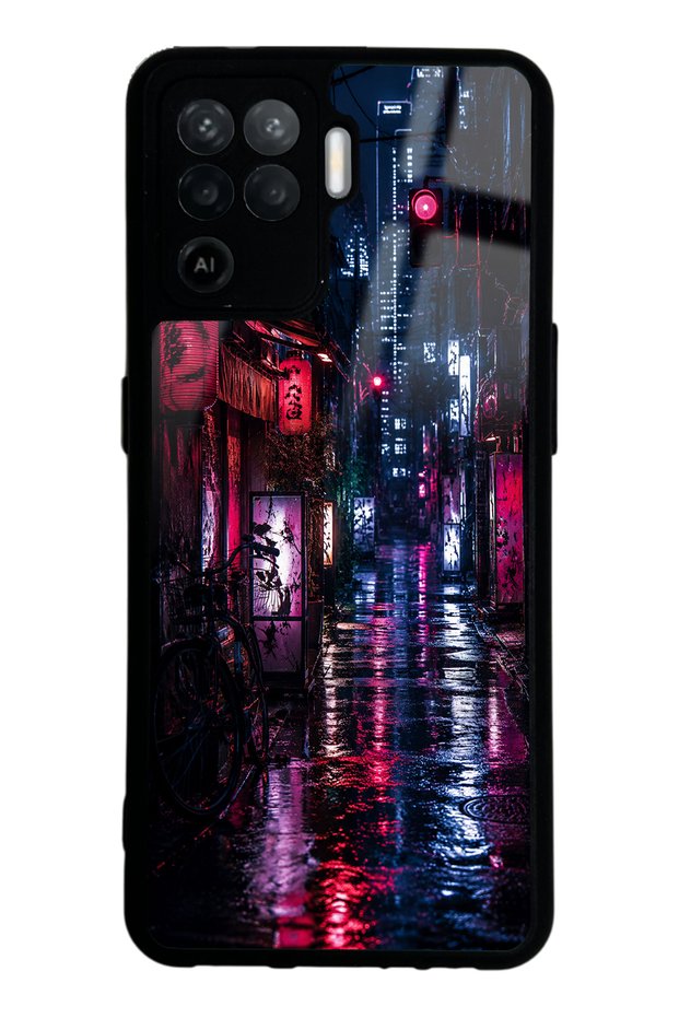 Oppo Reno 5 Lite Electric Alley Design Glossy Phone Case