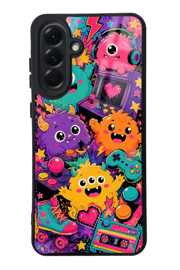 Samsung A56 Monster Game Club Design Glossy Phone Case