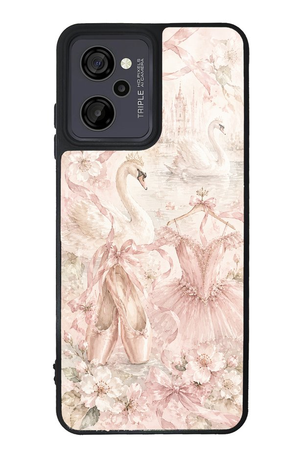 Casper M40 Pink Swan Ballet Design Glossy Phone Case