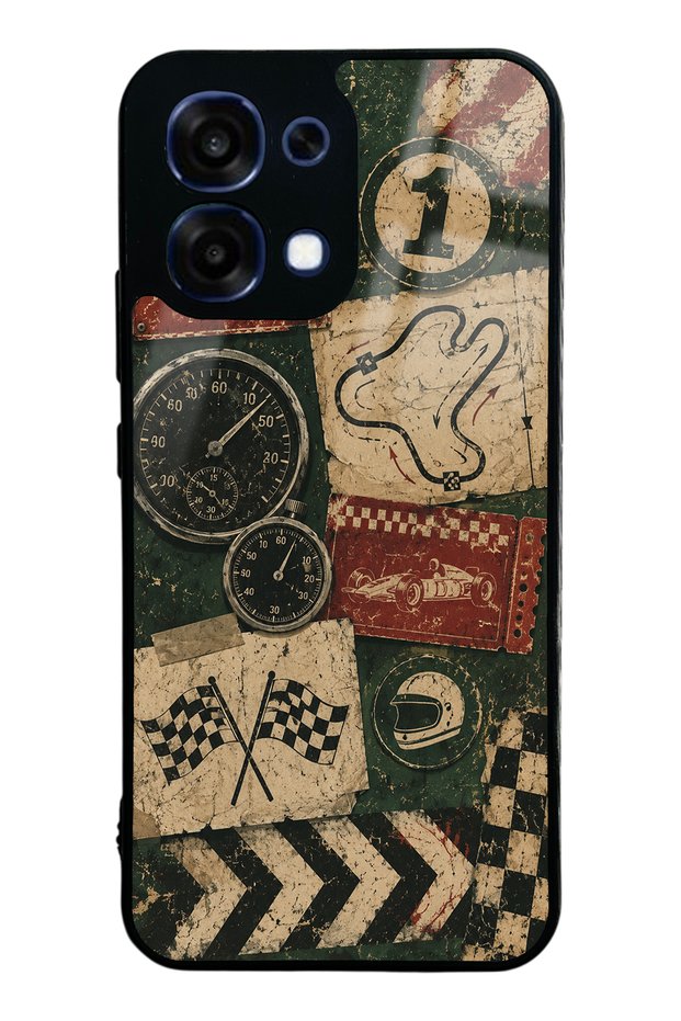 Oppo A6 Pro Heritage Track Club Design Glossy Phone Case